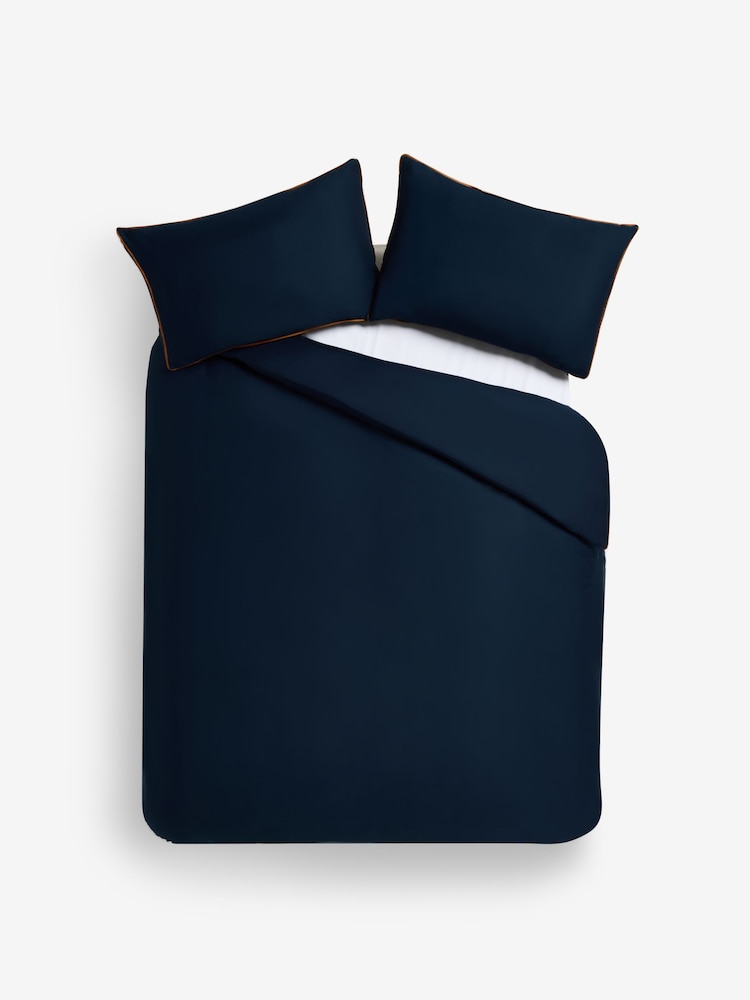MADE.COM Contrast Piped 200 Thread Count Cotton Sateen Bed Set - صورة 4 من 4 MADE.COM Contrast Piped 200 Thread Count Cotton Sateen Bed Set - صورة 4 من 4