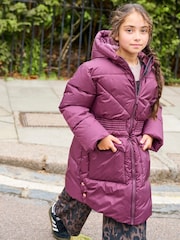 Angel & Rocket Burgundy Tara Longline Coat - Image 2 of 3