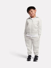 New Balance Grey Small Logo Zip Through Hoodie - Image 5 of 8