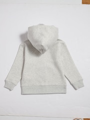 New Balance Grey Small Logo Zip Through Hoodie - Image 7 of 8