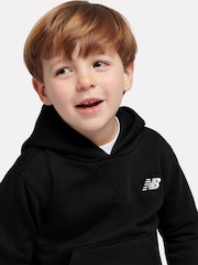 Crno - New Balance Dukserica sa kapuljačom sa malim logotipom - Slika 4 od 8