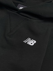 Crno - New Balance Dukserica sa kapuljačom sa malim logotipom - Slika 8 od 8