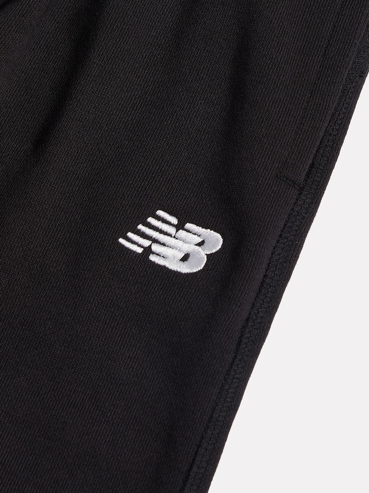 New Balance Black Small Logo French Terry Joggers - Image 3 of 3 New Balance Black Small Logo French Terry Joggers - Image 3 of 3