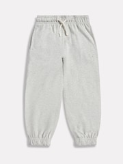 New Balance Grey Small Logo French Terry Joggers - Image 1 of 3