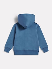 New Balance Blue Small Logo Zip Through Hoodie - Image 2 of 3