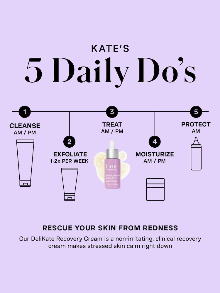 Kate Somerville DeliKate Recovery Serum 30 ml / 1 fl oz - Image 7 of 7 Kate Somerville DeliKate Recovery Serum 30 ml / 1 fl oz - Image 7 of 7