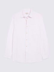MOSS Pink Stripe Relaxed Cotton Oxford Shirt - Image 4 of 4