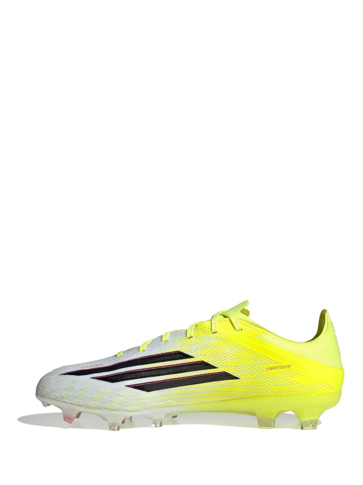adidas Yellow F50 Pro Firm Ground Football Boots - Image 2 of 9