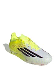 adidas Yellow F50 Pro Firm Ground Football Boots - Image 3 of 9