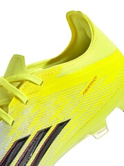 adidas Yellow F50 Pro Firm Ground Football Boots - Image 8 of 9