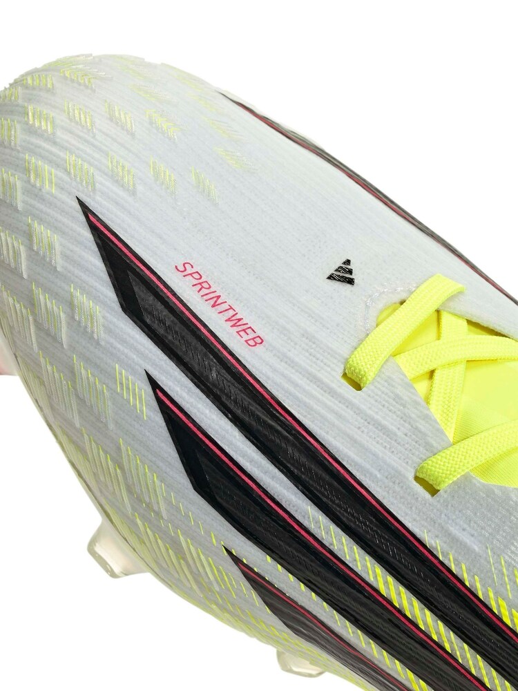 adidas Yellow F50 Pro Firm Ground Football Boots - Image 9 of 9