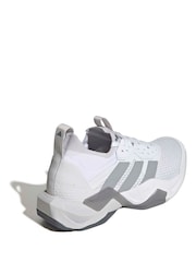 adidas White Rapidmove ADV 2 Training Shoes - Image 4 of 9