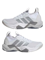 adidas White Rapidmove ADV 2 Training Shoes - Image 5 of 9