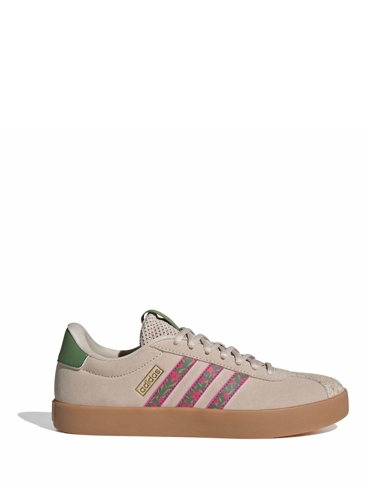 adidas Cream VL Court 3.0 Shoes - Image 1 of 9 adidas Cream VL Court 3.0 Shoes - Image 1 of 9