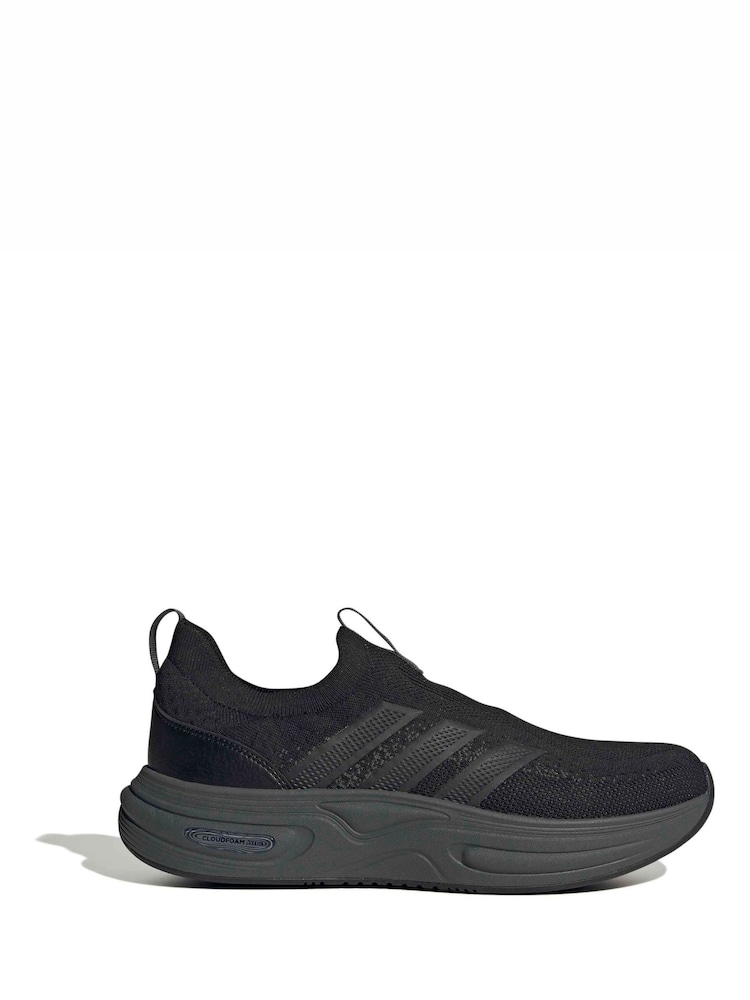 adidas Black Cloudfoam Cuxxion Sock Shoes - Image 1 of 9