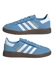 adidas Originals Blue Handball Spezial Comfort Closure Elastic Lace Shoes - Image 5 of 10