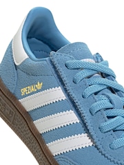 adidas Originals Blue Handball Spezial Comfort Closure Elastic Lace Shoes - Image 8 of 10