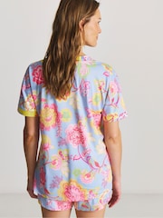 Figleaves Blue Floral Shorts Set - Image 2 of 4