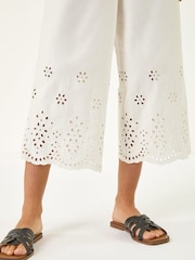 Roman Natural Anglaise Trim Culottes - Image 5 of 5