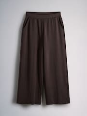 The Set Modal blend Half Zip Coord Loungewear Set Brown - Image 5 of 7