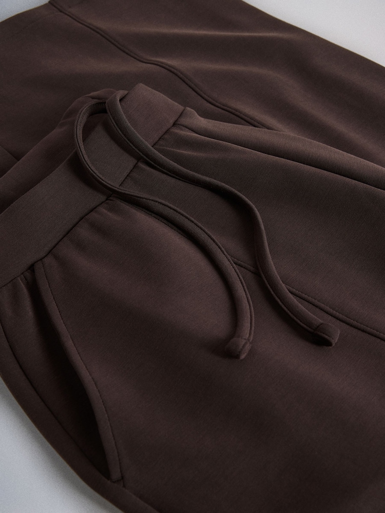 The Set Modal blend Half Zip Coord Loungewear Set Brown - Image 7 of 7 The Set Modal blend Half Zip Coord Loungewear Set Brown - Image 7 of 7