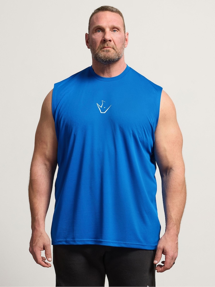 BadRhino Big & Tall Blue IronRhino Logo Vest - Image 1 of 6