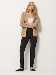 Long Tall Sally Black Slim Leg Stretch Trousers - Image 1 of 5