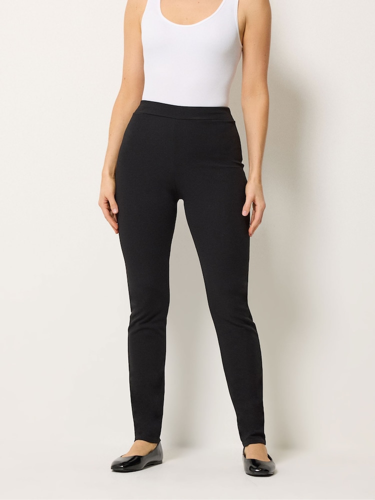 Long Tall Sally Black Slim Leg Stretch Trousers - Image 2 of 5