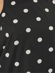 Long Tall Sally Black Vest Top - Image 4 of 5