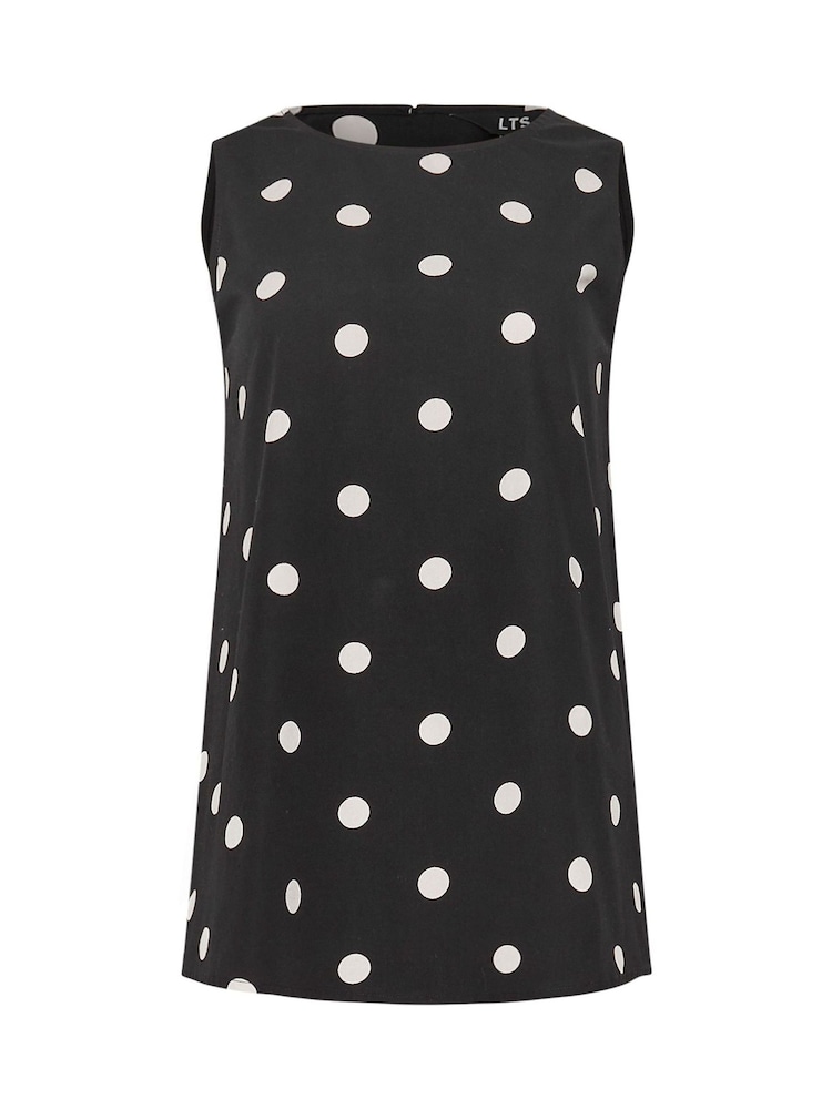 Long Tall Sally Black Vest Top - Image 5 of 5