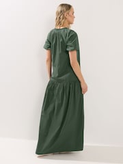 Long Tall Sally Green Puff Sleeve Maxi Dress - Image 3 of 5