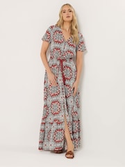 Long Tall Sally Orange Tie Waist Maxi Dress - Image 1 of 5
