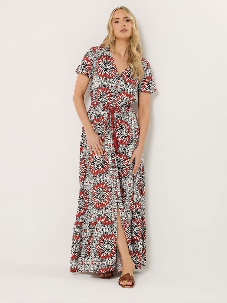 Long Tall Sally Orange Tie Waist Maxi Dress - Image 1 of 5