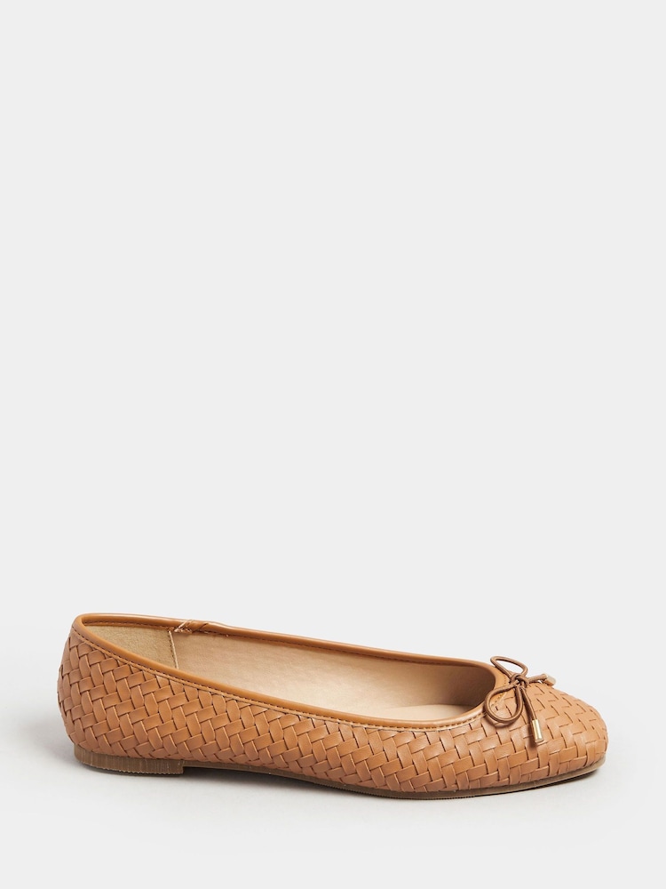 Long Tall Sally Woven Ballerina Pumps - Bild 2 von 5