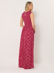 ピンク - Long Tall Sally シャーリング マキシドレス - 画像 3 / 5