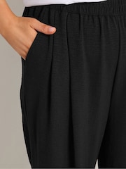 Yours Curve Black Twill Formal Trousers - Image 4 of 5