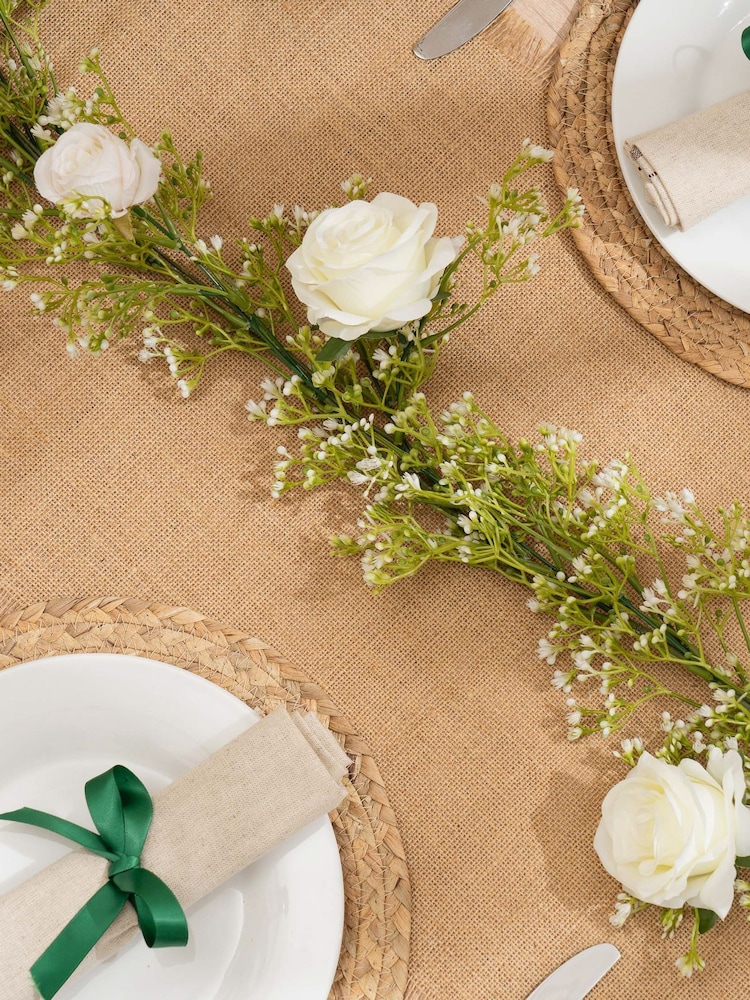 Scottish Everlastings Ltd Rose and Gyp Garland - Image 1 of 3 Scottish Everlastings Ltd Rose and Gyp Garland - Image 1 of 3