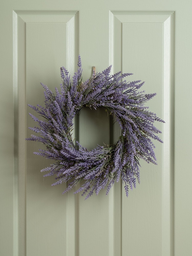 Scottish Everlastings Ltd Lavender Wreath - Image 1 of 3 Scottish Everlastings Ltd Lavender Wreath - Image 1 of 3