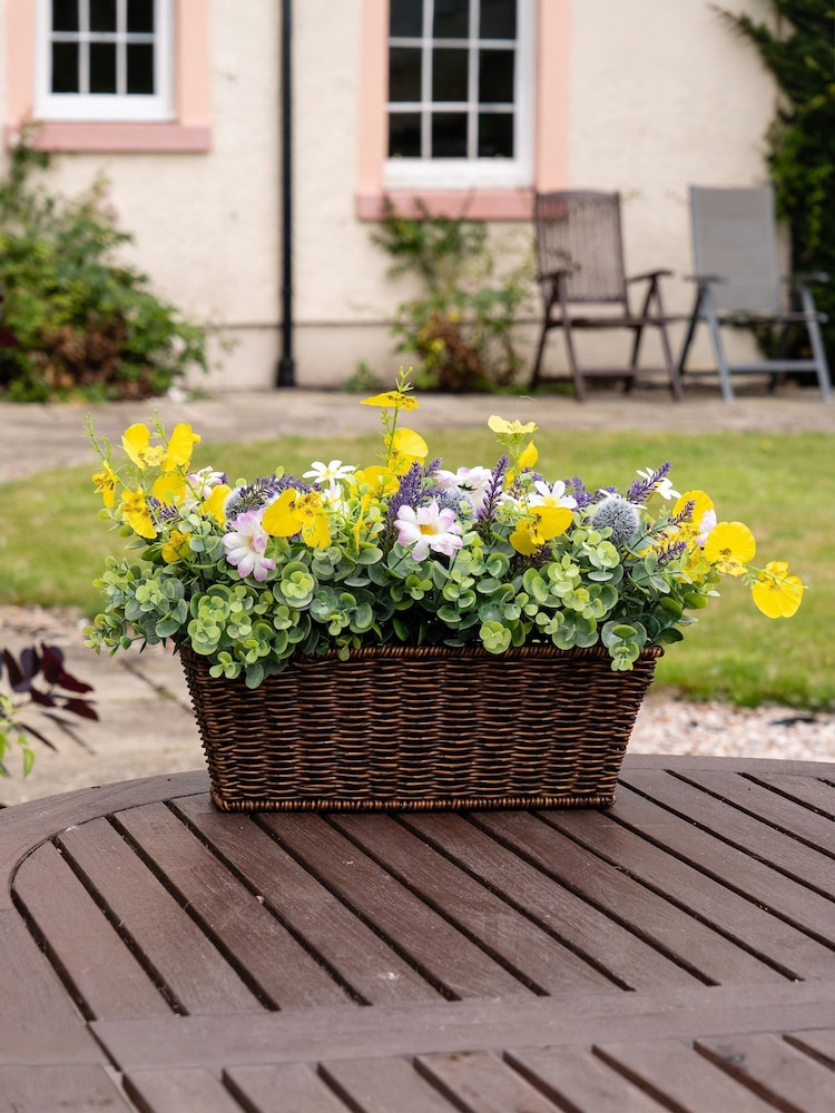 Scottish Everlastings Ltd Multi Mixed Artificial Floral Outdoor Planter - Image 1 of 3