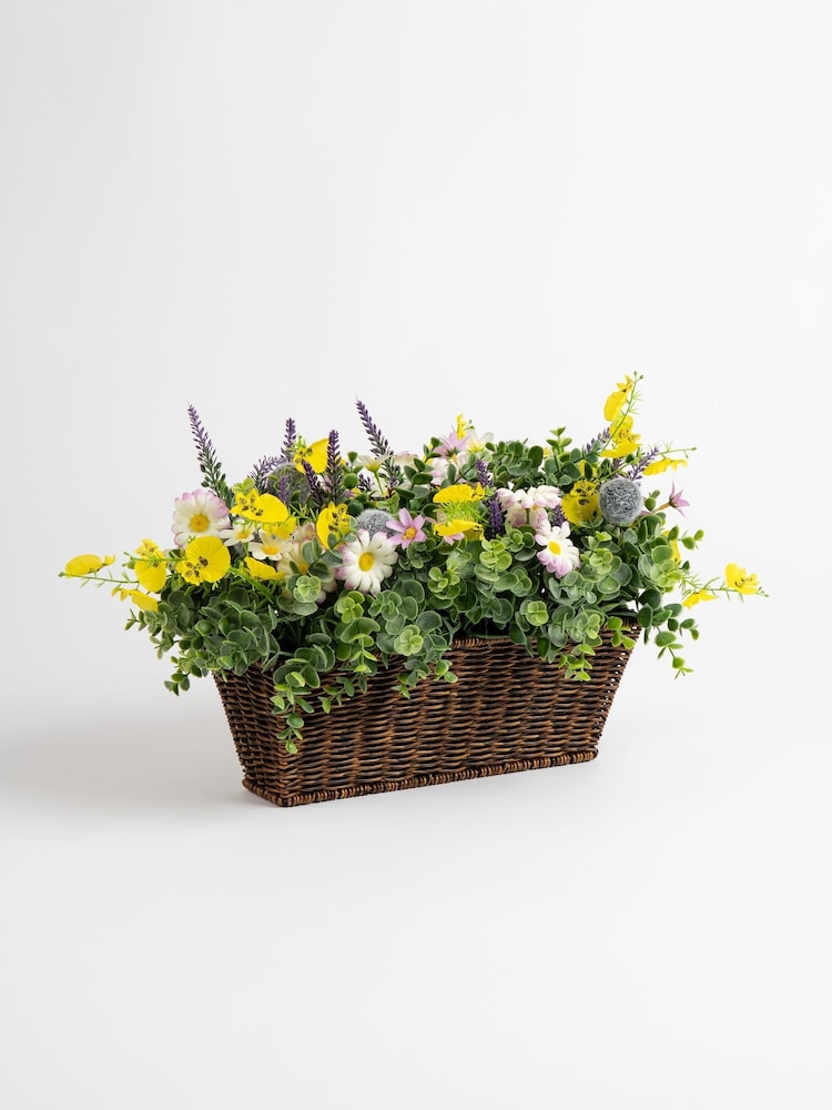Scottish Everlastings Ltd Multi Mixed Artificial Floral Outdoor Planter - Image 3 of 3