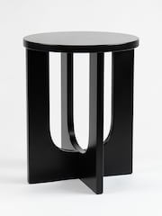 Scottish Everlastings Ltd Black Round Side Table - Image 3 of 3