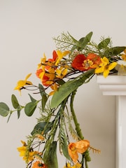 Scottish Everlastings Ltd Rustic Forsythia/Poppy Garland - Image 2 of 4