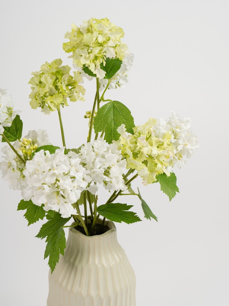 Scottish Everlastings Ltd White Artificial Snowball Arrangement - Image 2 of 3 Scottish Everlastings Ltd White Artificial Snowball Arrangement - Image 2 of 3