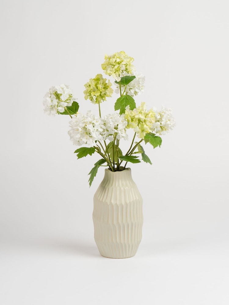 Scottish Everlastings Ltd White Artificial Snowball Arrangement - Image 3 of 3 Scottish Everlastings Ltd White Artificial Snowball Arrangement - Image 3 of 3