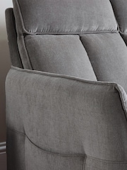 Aspire Furniture Twilight Grey Ashford 2 Seater Power Recliner Sofa - Image 4 of 6