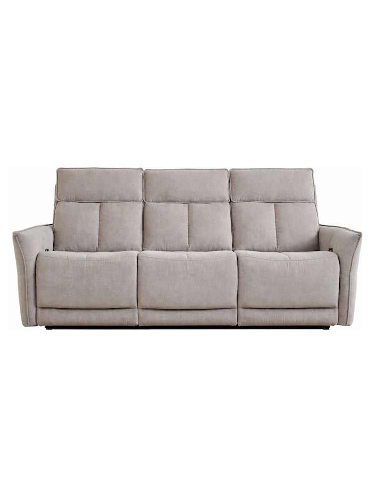 Aspire Furniture Acier Natural Ashford 3 Seater Power Recliner Sofa - Image 2 of 6