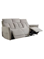 Aspire Furniture Acier Natural Ashford 3 Seater Power Recliner Sofa - Image 3 of 6