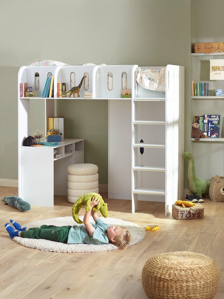 Julian Bowen White Vision Highsleeper Kids Bed - Image 11 of 11