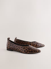 Leopard Forever Comfort® Almond Toe Ballet Flats - Image 2 of 5