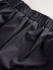 Charcoal Grey Pleated Barrel Leg Chino Trousers - Image 7 of 8